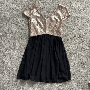 Speechless Sequin and black dress